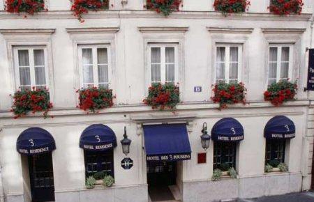 Des Trois Poussins Hotel Paris